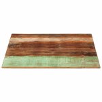 Vidaxl dessus de table carr� 80x80 cm 15 - 16 mm bois de r�cup�ration