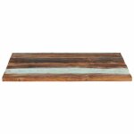 Vidaxl dessus de table carr� 80x80 cm 25 - 27 mm bois de r�cup�ration