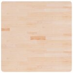 Vidaxl dessus de table carr 80x80x1, 5 cm bois chne massif non trait