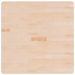 Vidaxl dessus de table carr 80x80x4 cm bois chne massif non trait