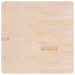 Vidaxl dessus de table carré 90x90x1, 5 cm bois chêne massif non traité Vidaxl dessus de table carré 90x90x1, 5 cm bois chêne massif non traité