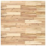 Vidaxl dessus de table carr� 90x90x4 cm bois massif d'acacia