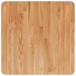 Vidaxl dessus de table carr� marron clair50x50x1, 5cm bois ch�ne trait�
