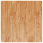 Vidaxl dessus de table carr marron clair80x80x2, 5cm bois chne trait