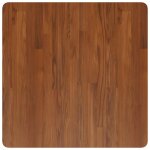 Vidaxl dessus de table carr marron fonc 70x70x4cm bois chne trait