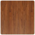 Vidaxl dessus de table carré marron foncé 80x80x4cm bois chêne traité Vidaxl dessus de table carré marron foncé 80x80x4cm bois chêne traité