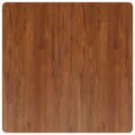 Vidaxl dessus de table carr marron fonc 90x90x4cm bois chne trait