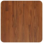 Vidaxl dessus de table carr� marron fonc�40x40x1, 5cm bois ch�ne trait�