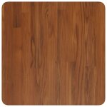 Vidaxl dessus de table carré marron foncé50x50x1, 5cm bois chêne traité Vidaxl dessus de table carré marron foncé50x50x1, 5cm bois chêne traité