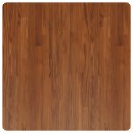 Vidaxl dessus de table carr marron fonc80x80x1, 5cm bois chne trait