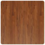 Vidaxl dessus de table carr� marron fonc�80x80x2, 5cm bois ch�ne trait�