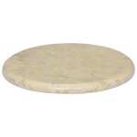 Vidaxl dessus de table crme 40x2, 5 cm marbre