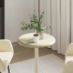 Vidaxl dessus de table cr�me �40x2, 5 cm marbre