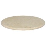 Vidaxl dessus de table crme 60x2, 5 cm marbre