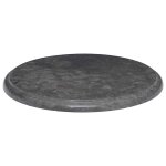 Vidaxl dessus de table noir 40x2, 5 cm marbre