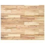 Vidaxl dessus de table rectangulaire 100x80x4 cm bois massif d'acacia Vidaxl dessus de table rectangulaire 100x80x4 cm bois massif d'acacia