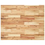 Vidaxl dessus de table rectangulaire 100x80x4 cm bois massif d'acacia