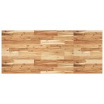 Vidaxl dessus de table rectangulaire 140x60x2 cm bois massif d'acacia