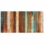 Vidaxl dessus de table rectangulaire 60x120 cm 25 - 27 mm bois rcupr