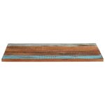 Vidaxl dessus de table rectangulaire 70x90 cm 25 - 27 mm bois rcupr