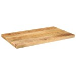 Vidaxl dessus de table rectangulaire bois massif manguier brut Vidaxl dessus de table rectangulaire bois massif manguier brut