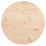 Vidaxl dessus de table rond 30x3 cm bois de pin massif