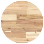 Vidaxl dessus de table rond �40x2 cm bois massif d'acacia