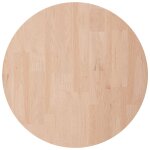 Vidaxl dessus de table rond Ø50x4 cm bois de chêne massif non traité Vidaxl dessus de table rond Ø50x4 cm bois de chêne massif non traité