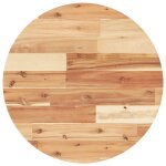 Vidaxl dessus de table rond 50x4 cm bois massif d'acacia