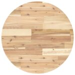 Vidaxl dessus de table rond Ø60x2 cm bois massif d'acacia Vidaxl dessus de table rond Ø60x2 cm bois massif d'acacia