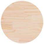 Vidaxl dessus de table rond �60x3 cm bois de pin massif