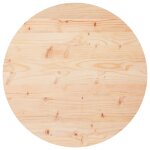 Vidaxl dessus de table rond �60x3 cm bois de pin massif