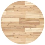 Vidaxl dessus de table rond �70x2 cm bois massif d'acacia