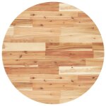Vidaxl dessus de table rond �70x2 cm bois massif d'acacia