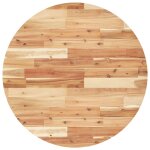 Vidaxl dessus de table rond 80x2 cm bois massif d'acacia