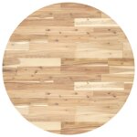 Vidaxl dessus de table rond Ø90x2 cm bois massif d'acacia Vidaxl dessus de table rond Ø90x2 cm bois massif d'acacia