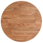 Vidaxl dessus de table rond marron clair 30x1, 5 cm bois chne trait