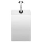 Vidaxl distributeur de sauces acier inoxydable 3, 5 l