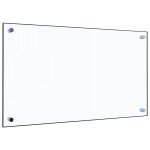 Vidaxl dosseret de cuisine transparent 70x40 cm verre tremp
