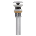 Vidaxl drain d'�vier escamotable acier inoxydable