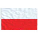 Vidaxl drapeau pologne 90x150 cm