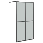 Vidaxl �cran de douche 100x195 cm verre tremp� fonc�