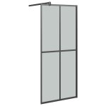 Vidaxl �cran de douche 80x195 cm verre tremp� fonc�