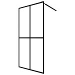 Vidaxl �cran de douche verre tremp� d�poli 100x195 cm