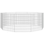 Vidaxl enclos d'animaux en libert� 10 panneaux 54x60 cm fer galvanis�