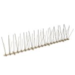 Vidaxl ensemble de 20 pointes � 5 rang�es contre oiseaux plastique 10m