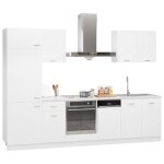 Vidaxl ensemble de 7 meubles de cuisine  lyon  en bois d'ing�nierie blanc