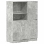 Vidaxl ensemble d'armoires de cuisine 2 pcs gris béton bois ingénierie Vidaxl ensemble d'armoires de cuisine 2 pcs gris béton bois ingénierie
