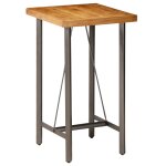 Vidaxl ensemble de bar 3 pcs teck recycl massif