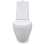 Vidaxl ensemble de bidet et toilette c�ramique blanc